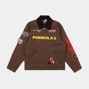 Disney And Pixar Cars F1 Lightning McQueen Racing Jacket