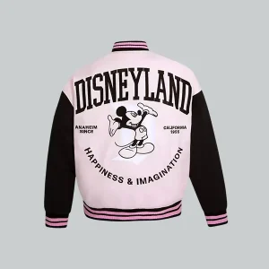 Mickey-Mouse-Disneyland-Pink-Varsity-Jacket