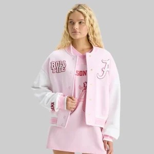 Fanatics x LoveShackFancy Alabama Collegiate Varsity Jacket