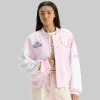 Fanatics x LoveShackFancy Miami College Varsity Jacket