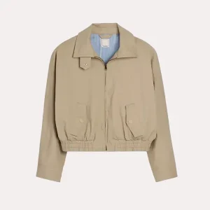Gap-×-Malbon-Beige-Twill-Bomber-Jacket.