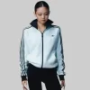 Jennie Kim Adidas SS26 White Fleece Track Jacket