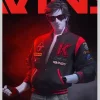 Kavinsky Reborn Varsity Jacket