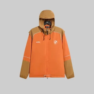 Kith for BMW 2026 Orange Zip Windbreaker Jacket