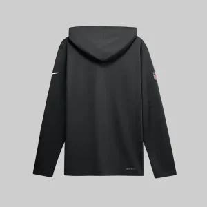 Mens-Las-Vegas-Raiders-Nike-Black-Sideline-Game-On-Lightweight-Long-Sleeve-Hooded-Dri-FIT-Top