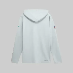 Mens-Nike-Platinum-Miami-Dolphins-Sideline-Game-On-Lightweight-Long-Sleeve-Hooded-Dri-FIT-Top
