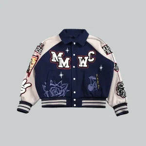 Wolves-Club-Mickey-Mouse-2026-Navy-Blue-Letterman-Jacket.