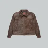 Mutimer Aged Heavy Wash Leather Jacket
