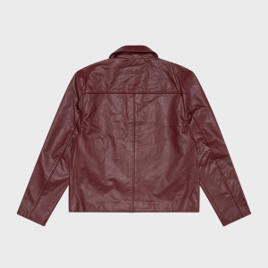 Mutimer Leather Jacket Red