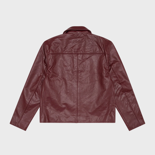 Mutimer Leather Jacket Red