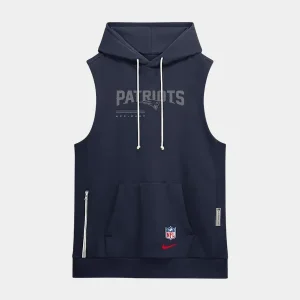 Mens-Nike-Navy-New-England-Patriots-Sideline-Standard-Issue-Dri-FIT-Sleeveless-Hoodie.