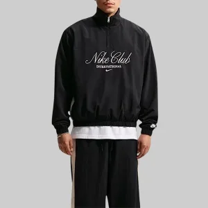 Nike-Club-International-1-2-Zip-Jacket-Black