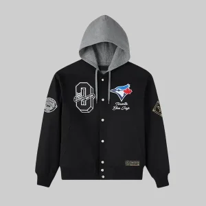 OVO Toronto Blue Jays Insulated Twill Bomber Jacket