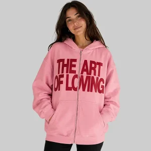 The-Art-Of-Loving-Olivia-Dean-Pink-Hoodie.