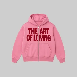 Olivia Dean The Art Of Loving Pink Hoodie