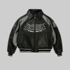 Palace x Avirex Black Leather Jacket
