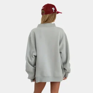 Parke-Alabama-Grey-Mockneck-Swrashirt