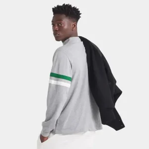 Philadelphia-Eagles-x-Todd-Snyder-Premium-Jersey-Mock-Neck-Tee-Heather-Charcoal.