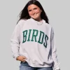 Philly Polka Dot Birds Mock Neck Sweatshirt