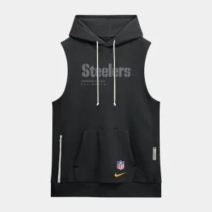 Mens-Pittsburgh-Steelers-Nike-Black-Sideline-Standard-Issue-Dri-FIT-Sleeveless-Hoodie.