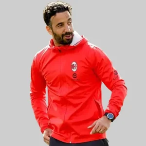 Ruben Amorim AC Milan Training Session Red Jacket