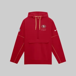 San Francisco 49ers 2026 Sideline Anorak Half-Zip Jacket