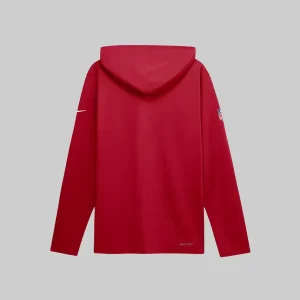 San-Francisco-49ers-Nike-Sideline-Game-On-Lightweight-Long-Sleeve-Hooded-Dri-FIT-Top-Scarlet.