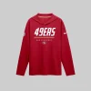 San Francisco 49ers Nike Sideline Game On Long Sleeve Hooded T-shirt