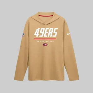 San-Francisco-49ers-Nike-Sideline-Game-On-Long-Sleeve-Hooded-Top-Gold