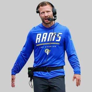 Sean McVay Preseason 2026 Rams Long Sleeve Hooded T-Shirt