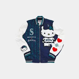 Seattle Mariners Hello Kitty Satin Jacket