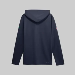 Mens-Seattle-Seahawks-Nike-College-Navy-Sideline-Game-On-Lightweight-Long-Sleeve-Hooded-Dri-FIT-Top