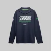Seattle Seahawks Nike Sideline Game On Long Sleeve Hooded T-shirt
