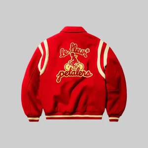 Tyler The Creator GOLF le FLEUR Petalers Red Wool Varsity Jacket