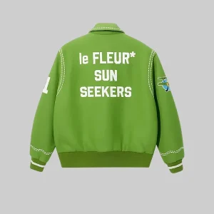Tyler-The-Creator-GOLF-le-FLEUR-Sunseeker-Green-Wool-Varsity-Jacket.