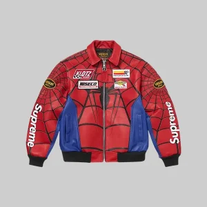 Vanson-Leathers-x-Supreme-Spiderman-Jacket