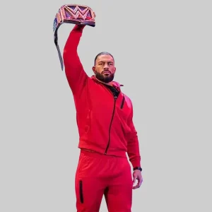 WWE 2022 Roman Reigns Red Tracksuit