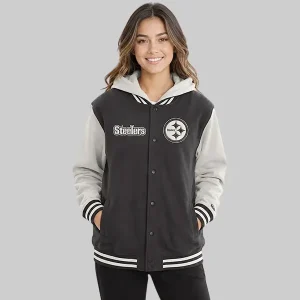 Women’s Pittsburgh Steelers 2026 New Era Hoodie Jacket
