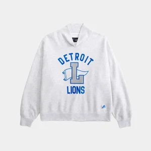 Abercrombie Detroit Lions Mockneck Sweatshirt