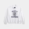 Abercrombie Seattle Seahawks Mockneck Sweatshirt
