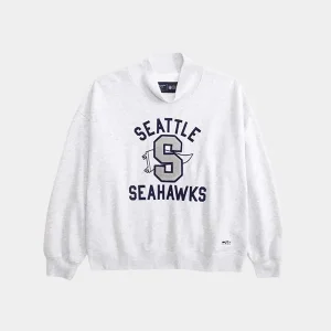 Abercrombie Seattle Seahawks Mockneck Sweatshirt