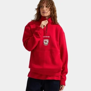 Arsenal Adidas EQT Half-Zip Pullover Sweatshirt