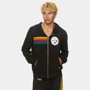 Aviator Nation Steelers Zip-Up Hoodie