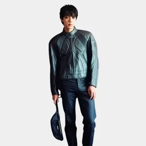 BTS-Jin-Gucci-Primavera-Leather-Zipper-Jacket