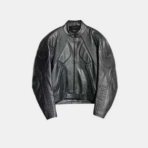 BTS-Jin-Gucci-Primavera-Black-Leather-Jacket