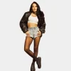 Becky G UGG x Willy Chavarria Black Biker Leather Jacket