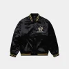Born x Raised Gentlemens Club Black Varsity Jacket
