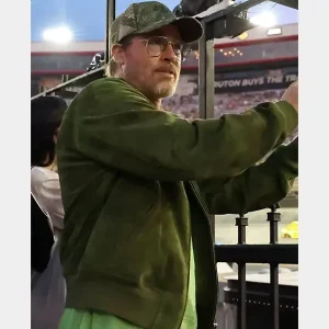 Brad-Pitt-NASCAR-Cup-Series-2026-Green-Bomber-Jacket.