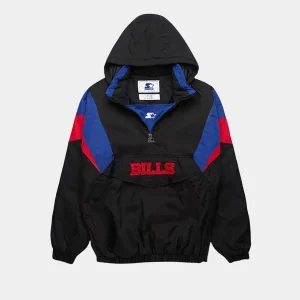 Buffalo Bills Starter Blackout Breakaway Jacket