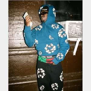 Cactus-Tears-Wreath-Blue-Hoodie.